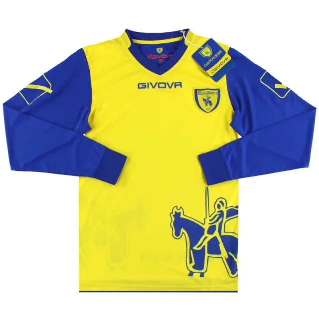 2011-12 Chievo Verona Givova Home Shirt *BNIB* L/S - Other Italian Clubs / BNIB 