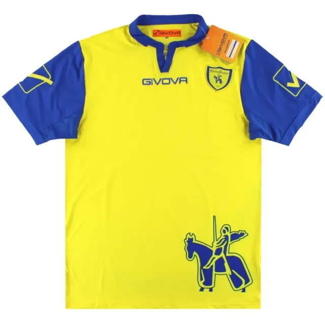 2014-15 Chievo Verona Givova Home Shirt *BNIB * S - Other Italian Clubs / BNIB 