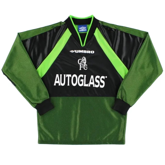 1998-00 Chelsea Umbro Goalkeeper Shirt Y - Chelsea / Excellent 