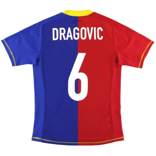 2012-13 FC Basel adidas Home Shirt Dragovic #6 Y - Other European Clubs / Excellent 