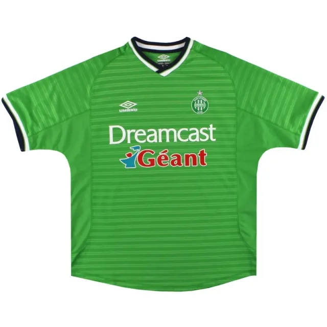 2000-01 Saint Etienne Umbro Home Shirt XL - French Clubs / Excellent 