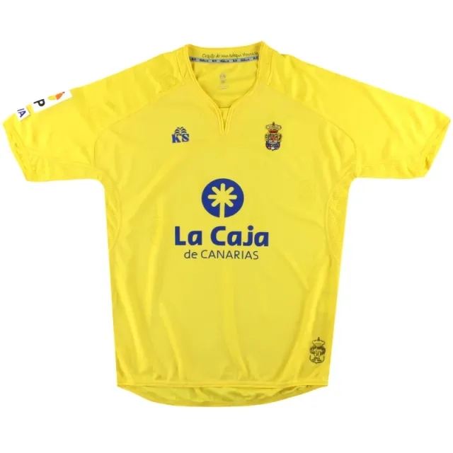 2009-10 Las Palmas '60th Anniversary' Home Shirt *Mint* XXL - Other Spanish Clubs / Mint 