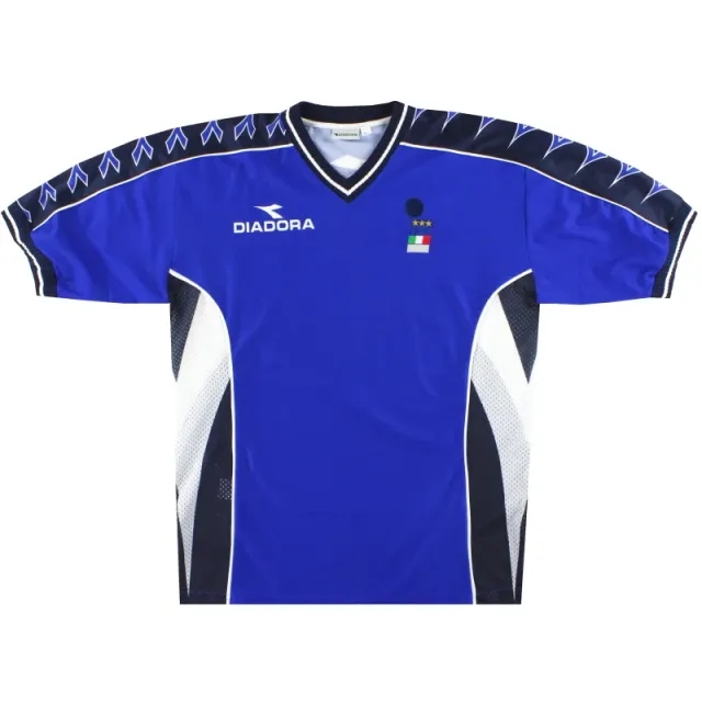 1999-00 Italy Diadora FIGC Training Shirt *Mint* XL - Other Italian Clubs / Mint 