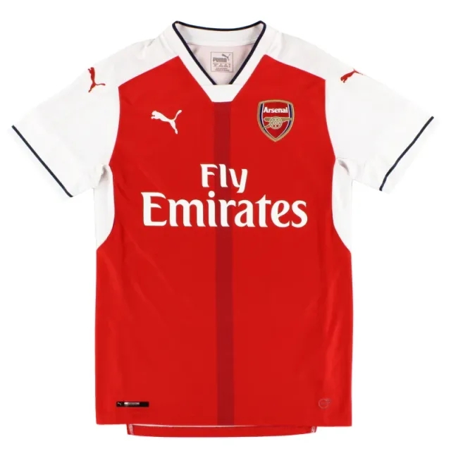 2016-17 Arsenal Puma Home Shirt Womens 16 - Arsenal / Excellent 