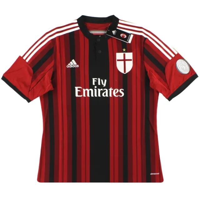 2014-15 AC Milan adidas European Home Shirt *BNIB* - AC Milan / BNIB 
