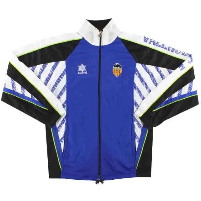 1996-97 Valencia Luanvi Track Jacket XL - Valencia / Excellent 