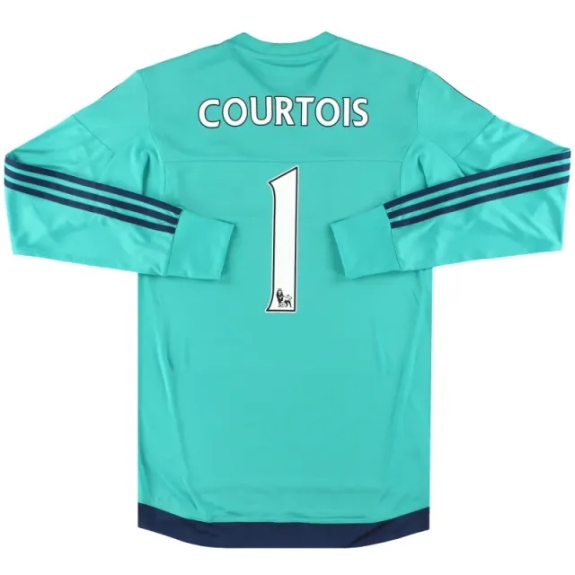 2015-16 Chelsea Goalkeeper Shirt Courtois #1 *w/tags* L/S S - Chelsea / w/tags 
