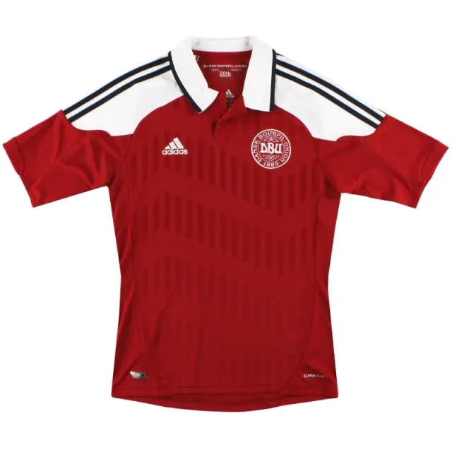 2012-13 Denmark adidas Home Shirt S - Denmark / Excellent 