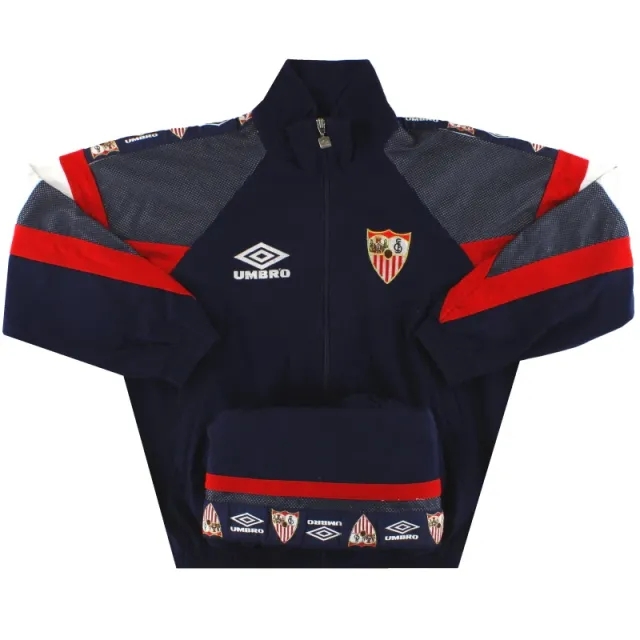 1995-96 Sevilla Umbro Tracksuit Y - Sevilla / Excellent 
