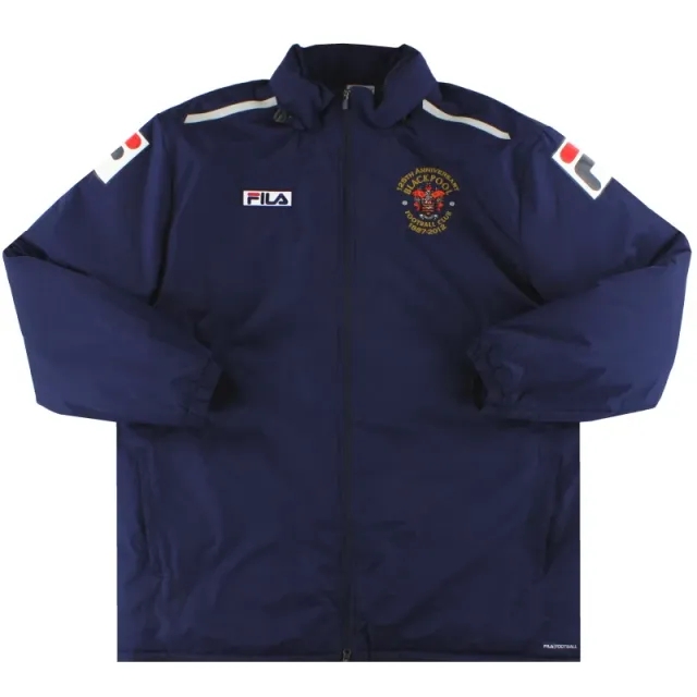 2012-13 Blackpool Fila '125th Anniversary' Padded Bench Coat XXL - Blackpool / Excellent 