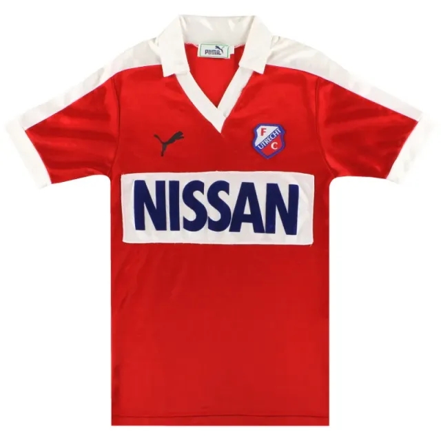 1983-88 FC Utrecht Puma Home Shirt XS - Other Dutch Clubs / Excellent 