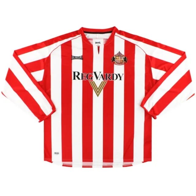 2005-07 Sunderland Lonsdale Home Shirt L/S XXL - Sunderland / Excellent 