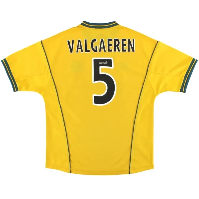 2000-02 Celtic Umbro Away Shirt Valgaeren #5 M - Celtic / Excellent 