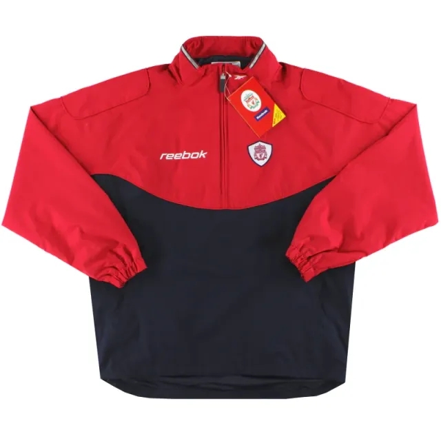 2001-02 Liverpool Reebok 1/4 Zip Jacket *w/tags* M - Liverpool / w/tags 
