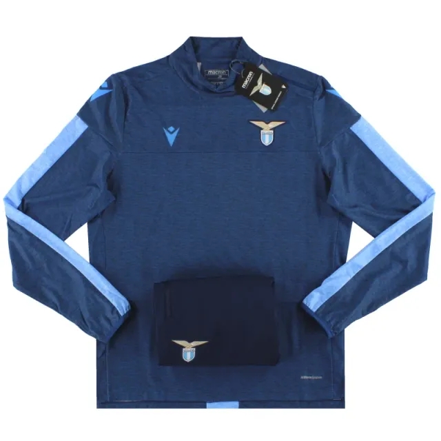 2019-20 Lazio Macron 1/4 Zip Tracksuit *BNIB* XS.Boys - Lazio / BNIB 