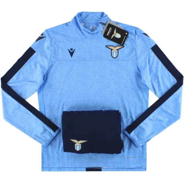 2019-20 Lazio Macron 1/4 Zip Tracksuit *BNIB* XS.Boys - Lazio / BNIB 