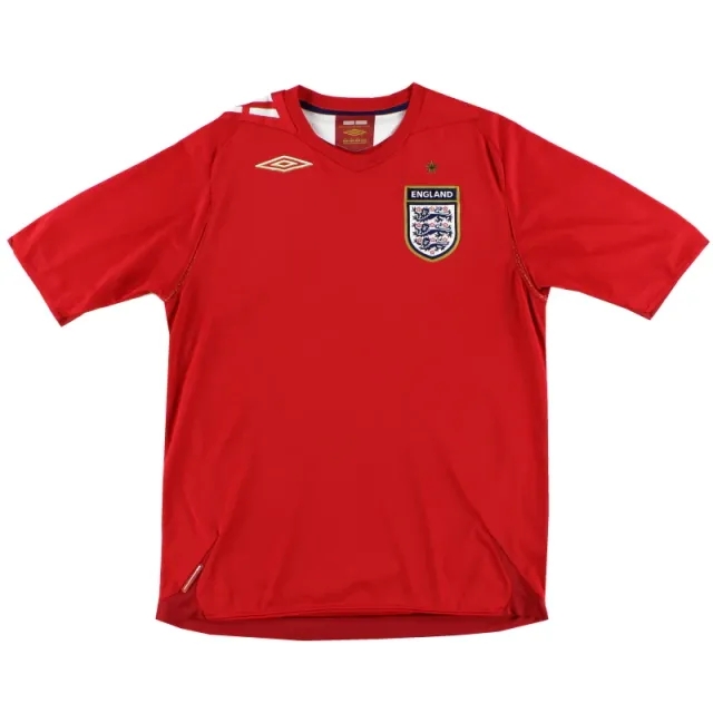 2006-08 England Umbro Away Shirt L - England / Excellent 