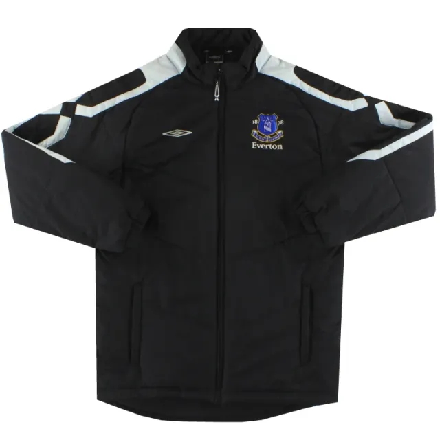 2007-08 Everton Umbro Padded Bench Coat *Mint* S - Everton / Mint 