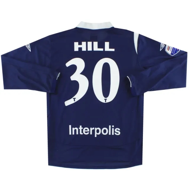 2006-07 Willem II Umbro Match Issue Away Shirt Hill #30 L/S XL - Other Dutch Clubs / Excellent 