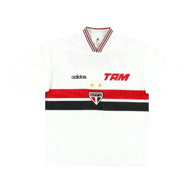1996 Sao Paulo adidas Home Shirt XL - Central and South American Clubs / Excellent 
