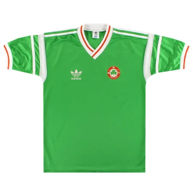1988-90 Ireland adidas Home Shirt M - Ireland / Very good 