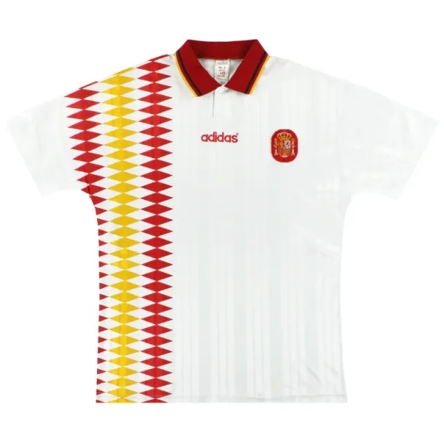 1994-96 Spain adidas Away Shirt L - Spain / Excellent 