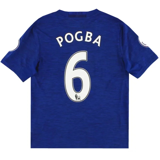 2016-17 Manchester United adidas Away Shirt Pogba #6 *Mint* XL.Boys - Manchester United / Mint 