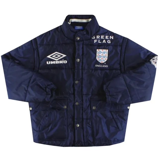 1998-99 England Umbro Bubble Jacket *As New* M - England / As New 