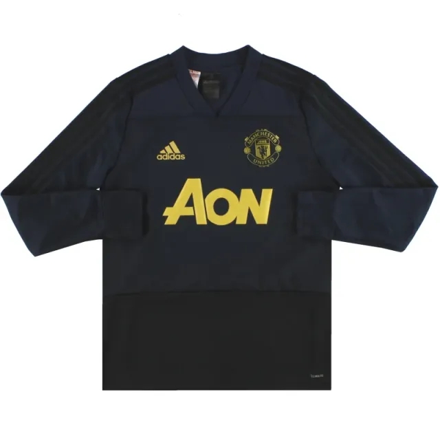 2018-19 Manchester United adidas Training Top L.Boys - Manchester United / Excellent 