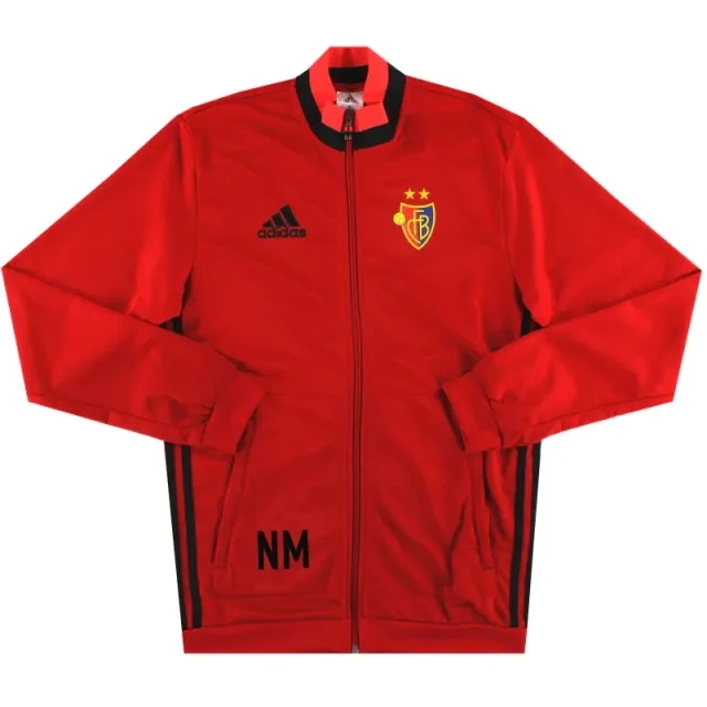 2015-16 FC Basel adidas Player Issue Track Jacket S - Other European Clubs / Excellent 