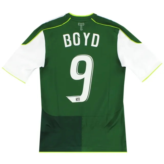 2011-12 Portland Timbers adidas Player Issue Home Shirt Boyd #9 S - USA Soccer Clubs / Excellent 