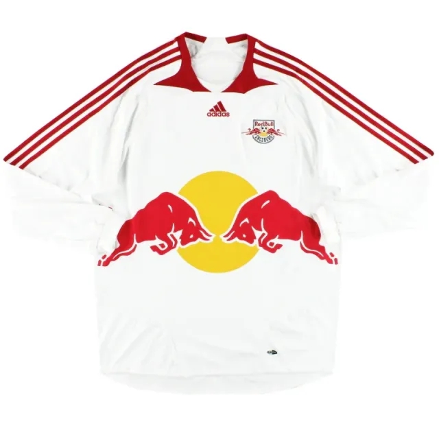 2007-08 Red Bull Salzburg adidas Home Shirt L/S XL - Other European Clubs / Excellent 