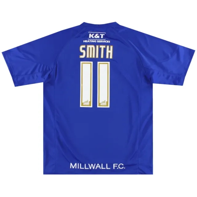 2007-08 Millwall Bukta Home Shirt Smith #11 *Mint* L - Millwall / Mint 