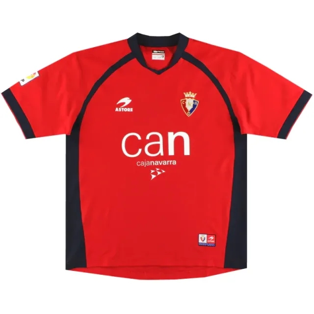 2004-05 Osasuna Astore Home Shirt *Mint* XL - Other Spanish Clubs / Mint 