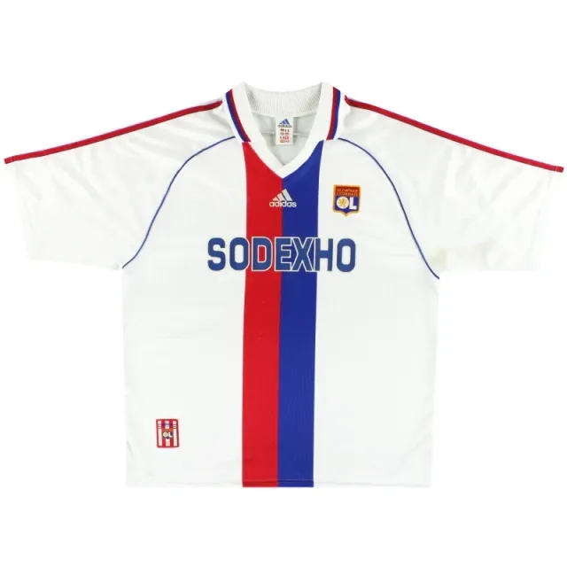 1998-99 Lyon adidas Home Shirt XL - Lyon / Very Good 
