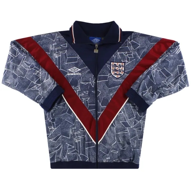 1994-95 England Umbro Track Jacket Y - England / Excellent 