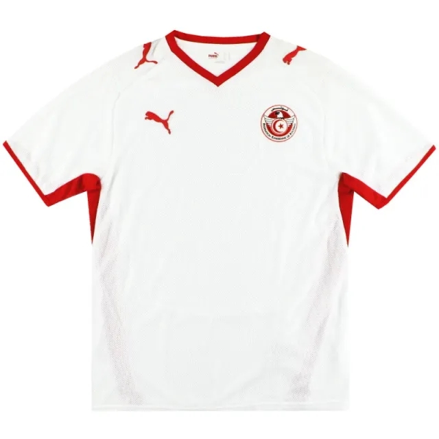 2008-09 Tunisia Puma Home Shirt M - African / Excellent 