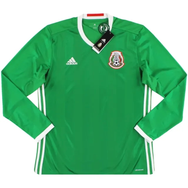 2016-17 Mexico adidas Home Shirt L/S *w/tags* - Mexico / w/tags 