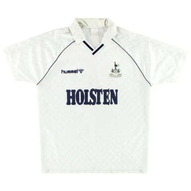 1987-89 Tottenham Hummel Home Shirt M - Tottenham Hotspur / Very good 