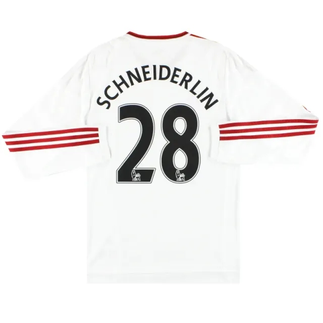 2015-16 Manchester United adidas Away Shirt Schneiderlin #28 L/S S - Manchester United / Excellent 