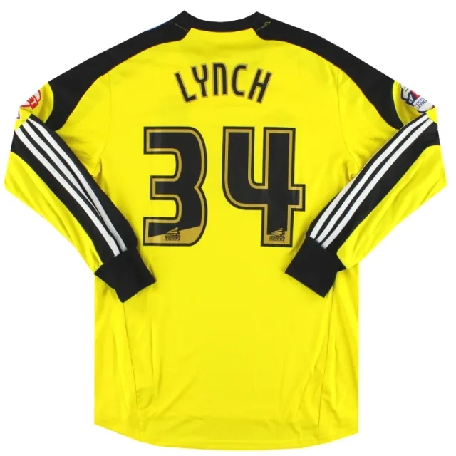 2013-14 Bolton adidas Formotion Player Issue GK Shirt Lynch #34 XL - Bolton Wanderers / Excellent 