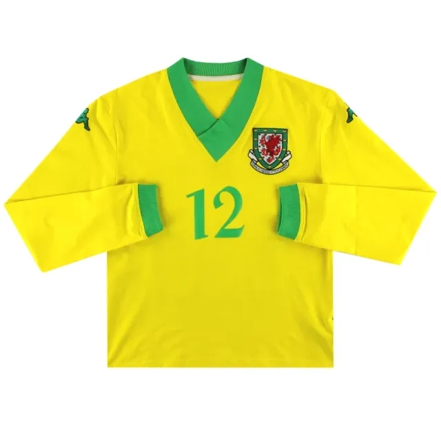 2006-07 Wales Kappa Player Issue Away Shirt #12 *As New* XL.Boys - Wales / As New 