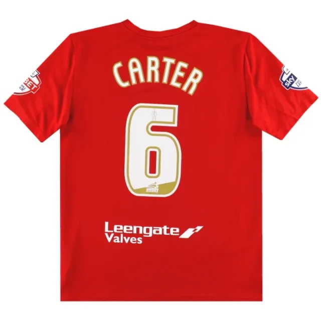 2014-15 Chesterfield Puma Player Issue Third Shirt Carter #6 M - Chesterfield / Excellent 