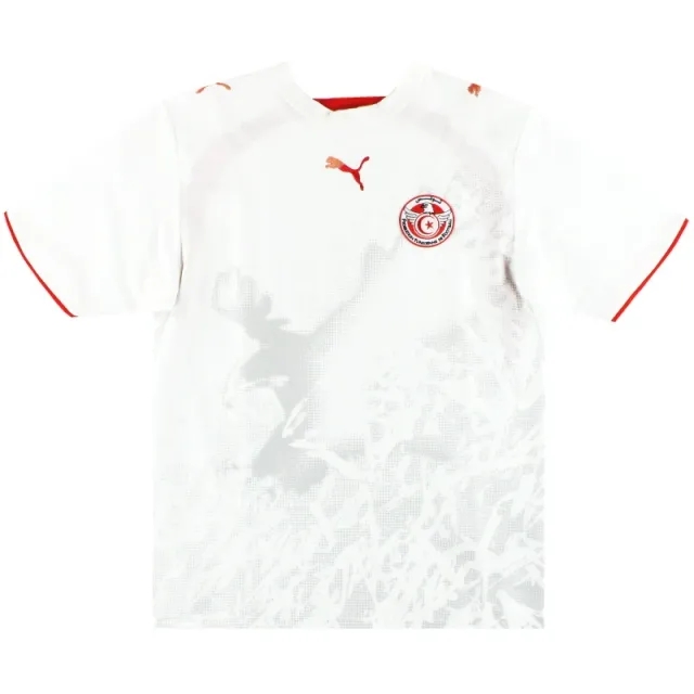 2006-07 Tunisia Puma Home Shirt M - African / Very good 