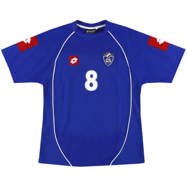2003-04 Serbia and Montenegro Lotto Match Issue Home Shirt #8 M - Other European / Excellent 
