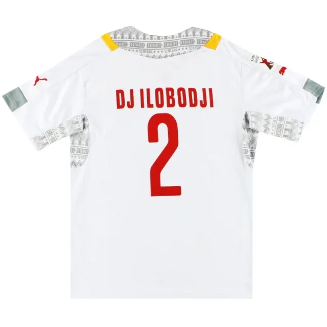 2014-15 Senegal Puma Player Issue Home Shirt Djilobodji #2 L - African / Excellent 