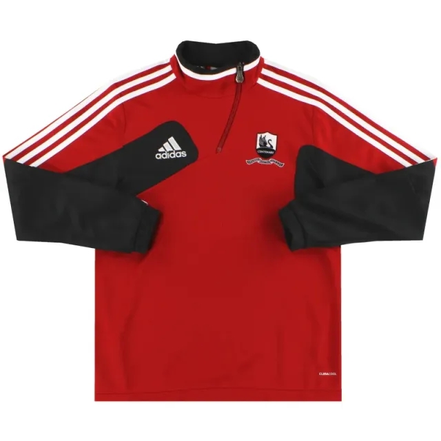 2012-13 Swansea adidas Centenary 1/4 Zip Training Top XL.Boys - Swansea City / Excellent 