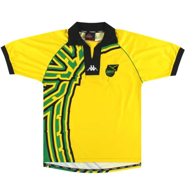 1998-00 Jamaica Kappa Home Shirt *Mint* M - Jamaica / Mint 