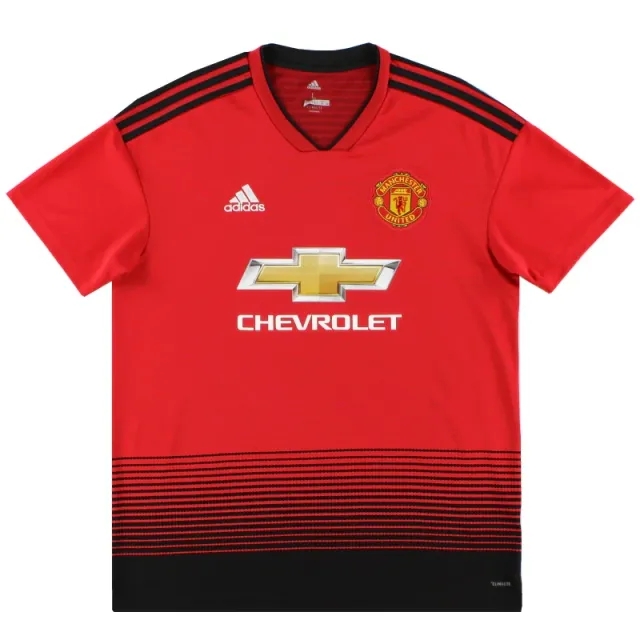2018-19 Manchester United adidas Home Shirt L.Boys - Manchester United / Excellent 