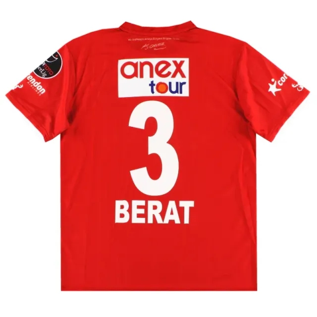 2021-22 Antalyaspor Player Issue Third Shirt Berat #3 L - Other Turkish Clubs / Excellent 